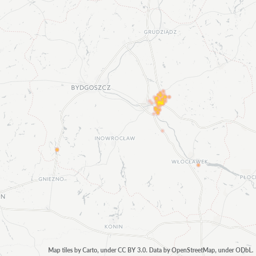 87-162 Mapa intensywności działalności gospodarczej