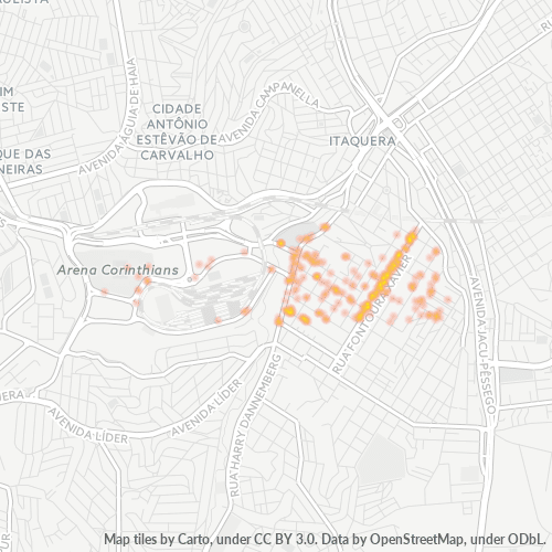 08295-000 Heatmap de Densidade da Empresa