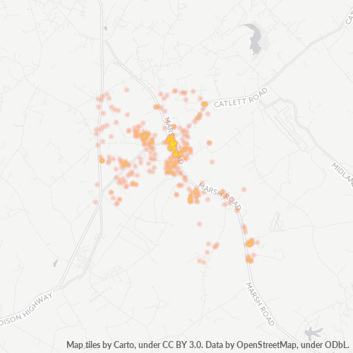 22712 Business Density Heatmap