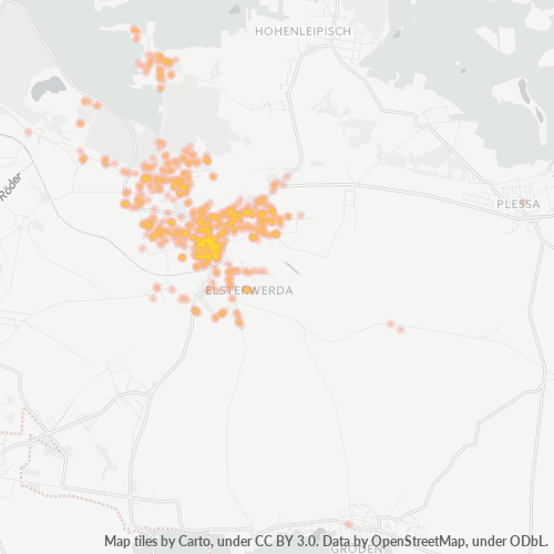 Heatmap für plz 04910