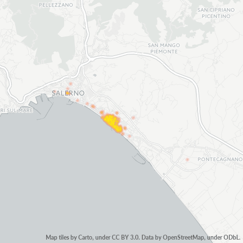 Mappa di calore per cap 84129