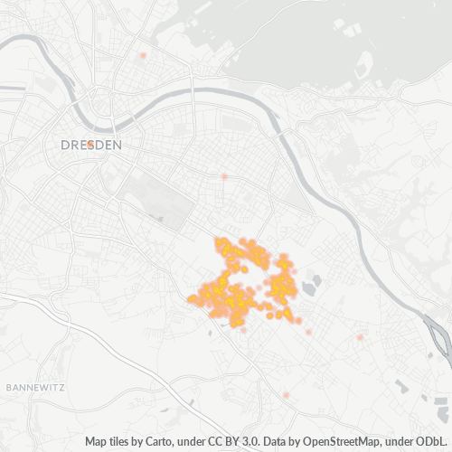 Heatmap für plz 01237