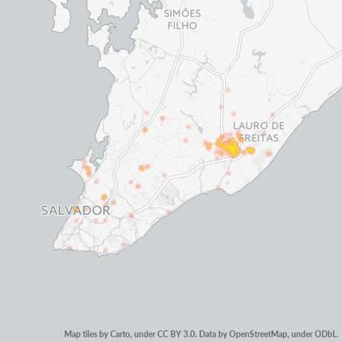 41510-000 Heatmap de Densidade da Empresa