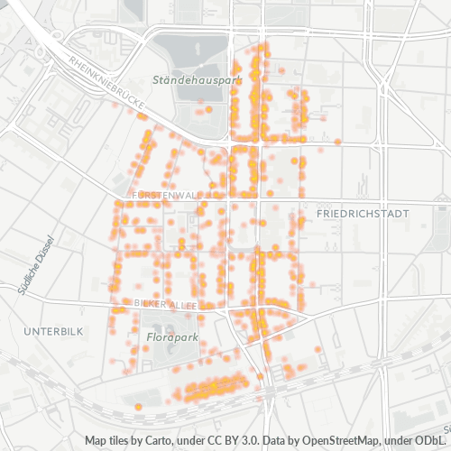 40217 Standortdichte-Heatmap