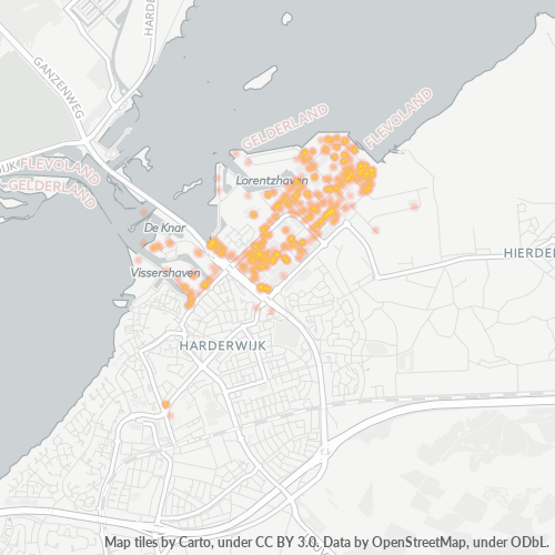 3846 Heatmap Bedrijfsdichtheid