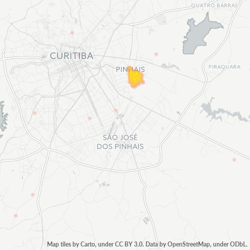 83322-000 Heatmap de Densidade da Empresa
