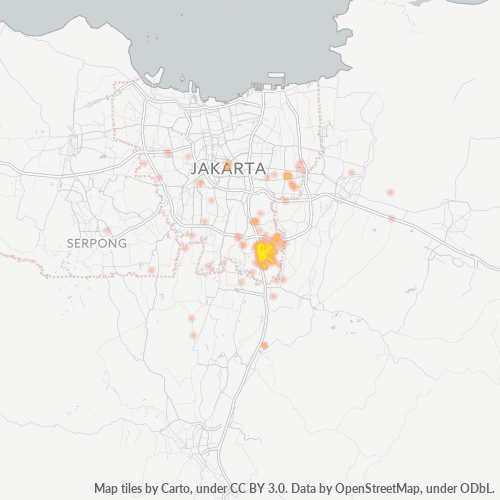 13840 Peta Panas Densitas Bisnis