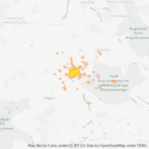 64-000 Mapa intensywności działalności gospodarczej