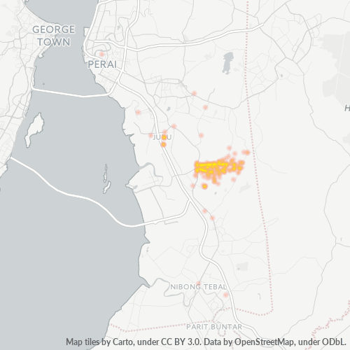 14120 Business Density Heatmap