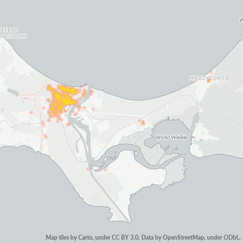 72-600 Mapa intensywności działalności gospodarczej