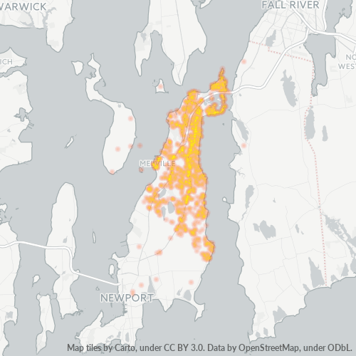 02871 Business Density Heatmap