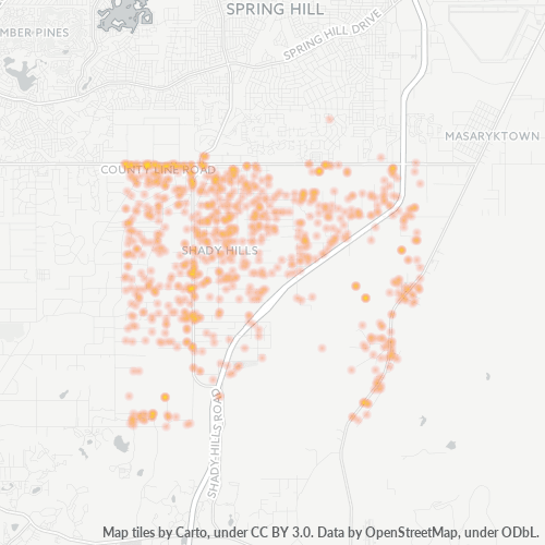 34610 Business Density Heatmap