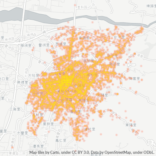 420 商業密度熱圖