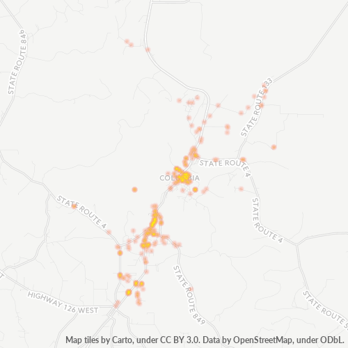 71418 Business Density Heatmap