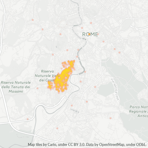 00149 Mappa di concentrazione per la densità di aziende