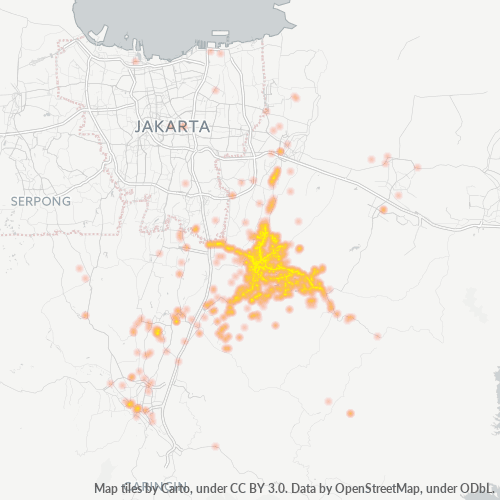 16820 Peta Panas Densitas Bisnis
