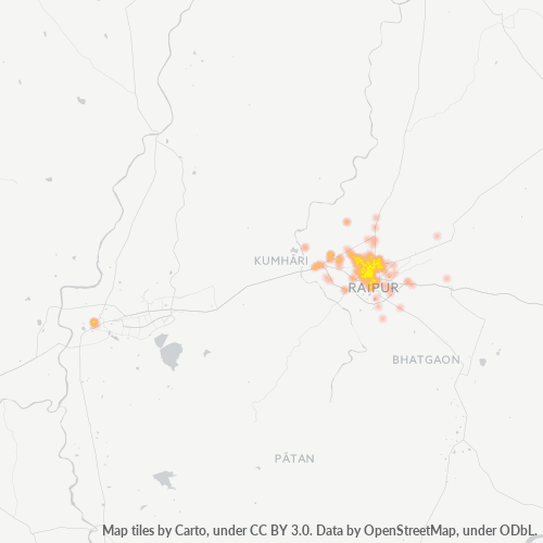 492009 Business Density Heatmap