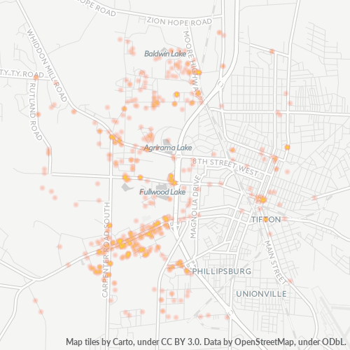 31793 Business Density Heatmap