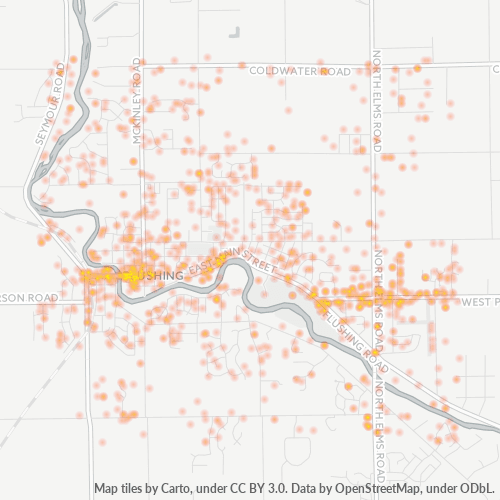 48433 Business Density Heatmap