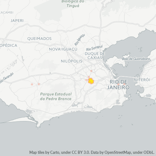 21311-000 Mapa de calor de densidad empresarial