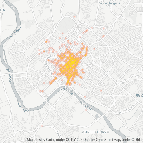 78020-000 Heatmap de Densidade da Empresa