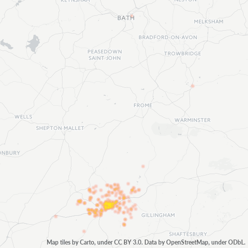 BA9 Business Density Heatmap