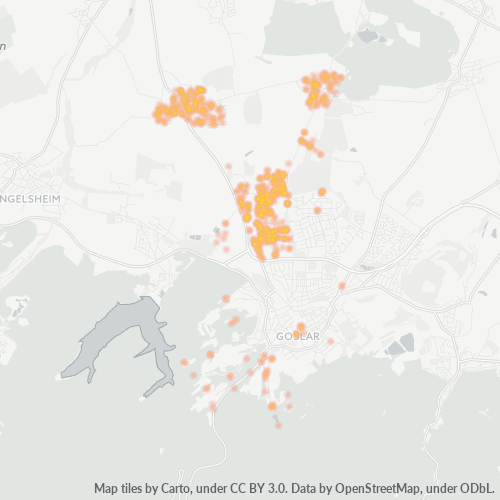 Heatmap für plz 38644