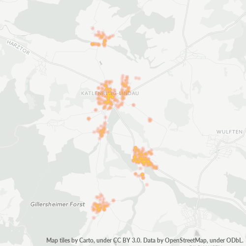 Heatmap für plz 37191