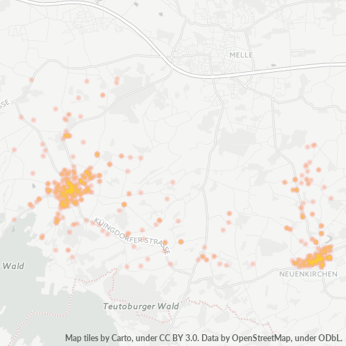 Heatmap für plz 49326