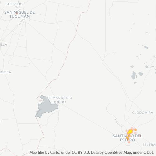 4300 Mapa de calor de densidad empresarial