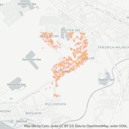 53844 Standortdichte-Heatmap