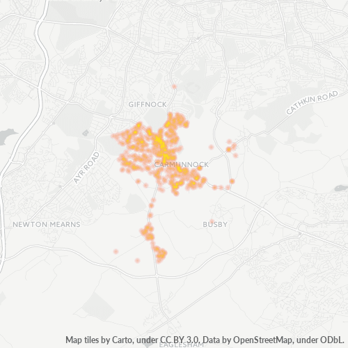 G76 Business Density Heatmap