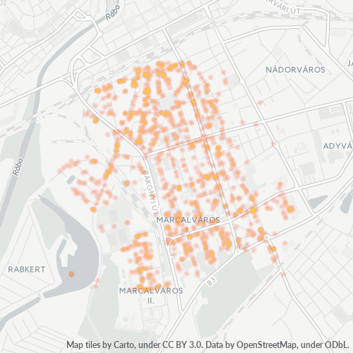 9024 Vállalati sűrűségi térkép