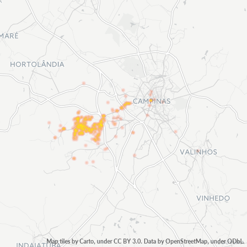 13059-000 Heatmap de Densidade da Empresa