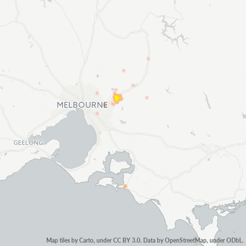 3140 Business Density Heatmap