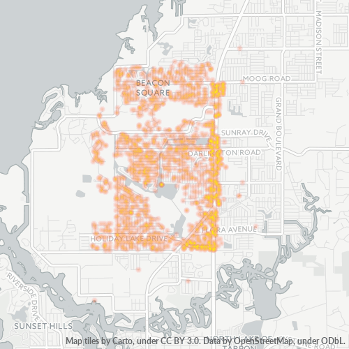 34691 Business Density Heatmap
