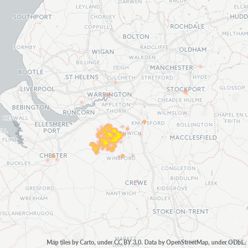 CW8 Business Density Heatmap