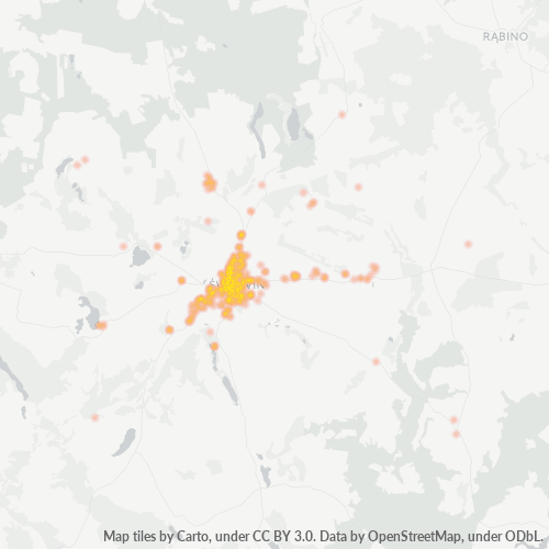 78-300 Mapa intensywności działalności gospodarczej