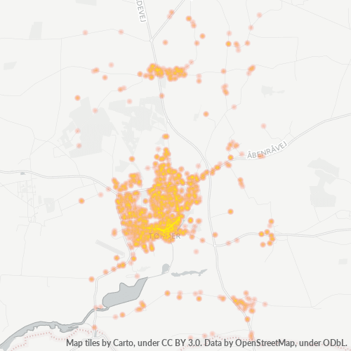 6270 Heatmap over forretningstæthed