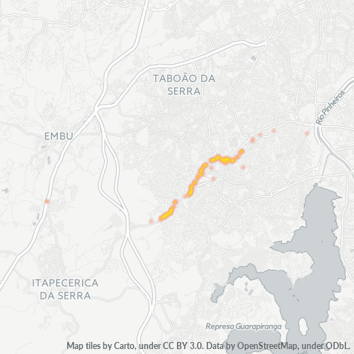05858-000 Heatmap de Densidade da Empresa