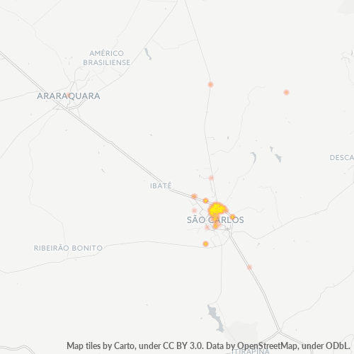 13566-000 Mapa de calor de densidad empresarial