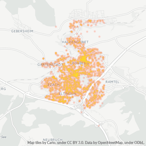 71229 Standortdichte-Heatmap