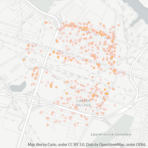 31415 Business Density Heatmap