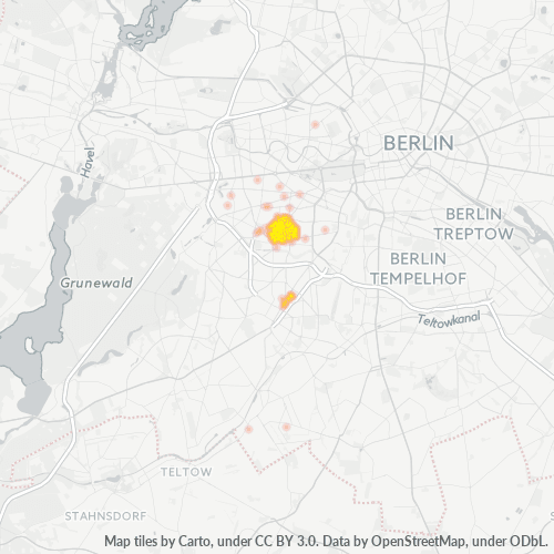 10717 Standortdichte-Heatmap