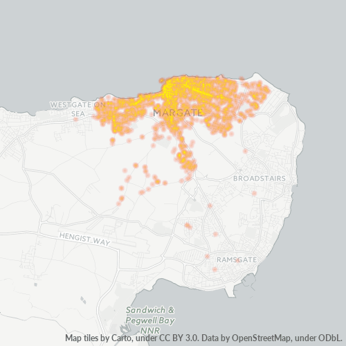 CT9 Business Density Heatmap
