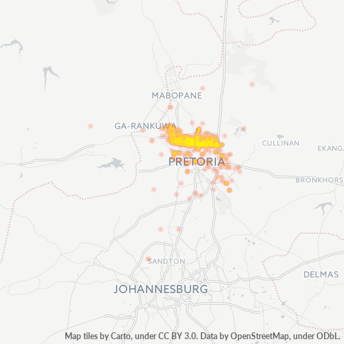 0182 Hittekaart vir Besigheidsdigtheid