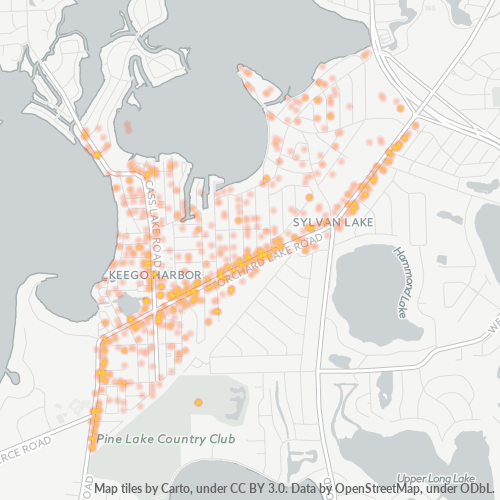 48320 Business Density Heatmap