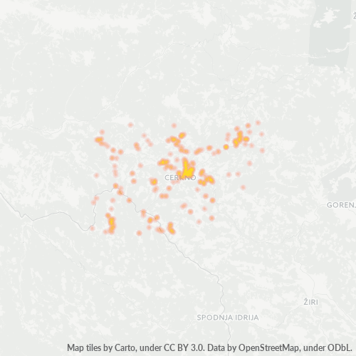 5282 Zemljevid gostote poslovanja