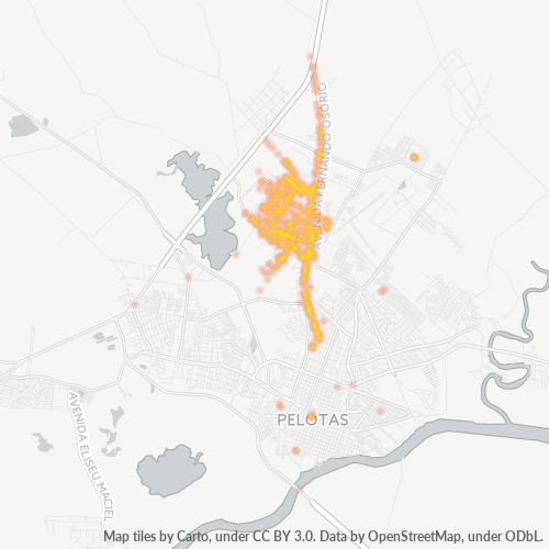 96065-000 Mapa de calor de densidad empresarial