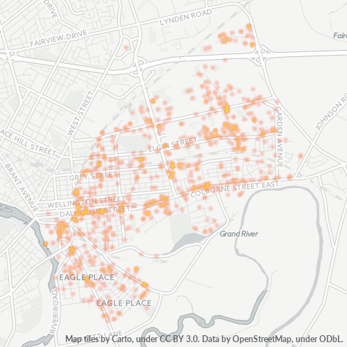 N3S Thermocarte de densité d'activité